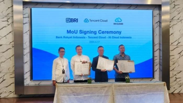 BRI Gandeng Tencent dan Hi Cloud untuk Perkuat Layanan Digital