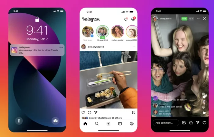 Lebih Private, Instagram Luncurkan Fitur Live Close&nbsp;Friends
