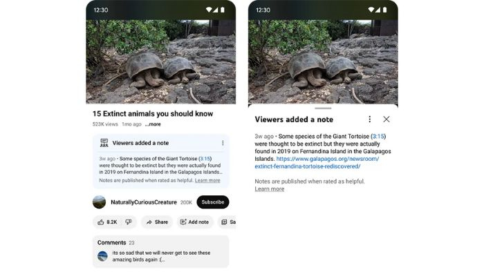 YouTube Mulai Uji Coba Fitur Catatan Komunitas untuk Sebagian Pengguna